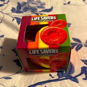New in Box Cherry Lifesavers Scented Candle 3 Oz.